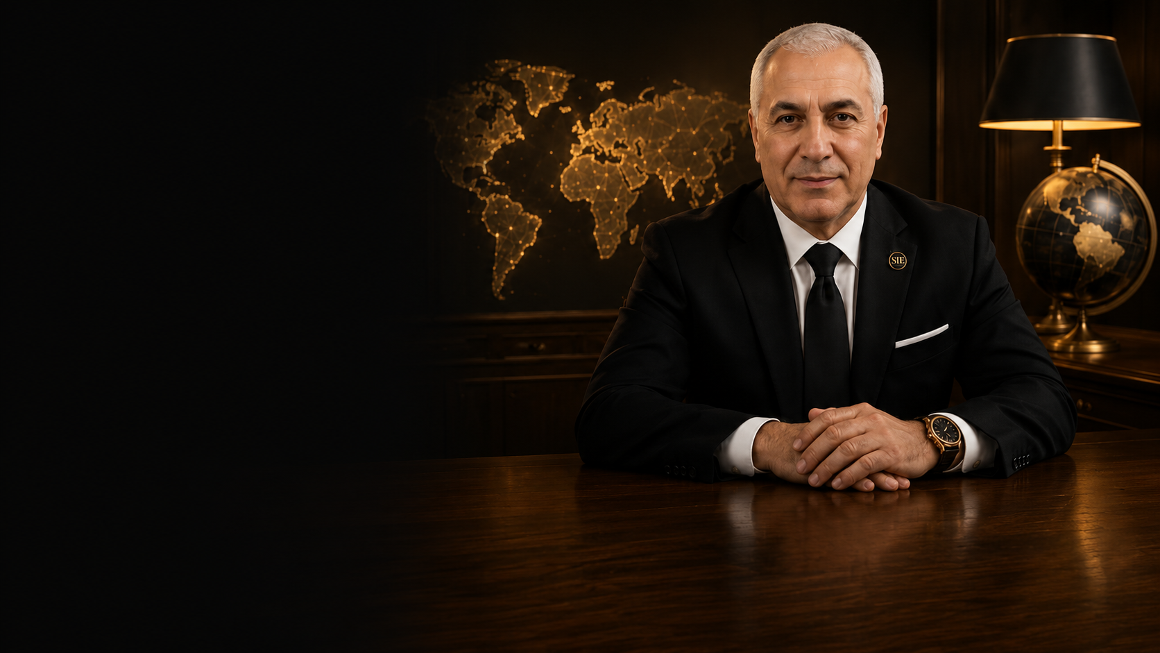 Morad Shaker at the SIE office