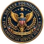 Shaker Foundation for American Service Heroes official logo